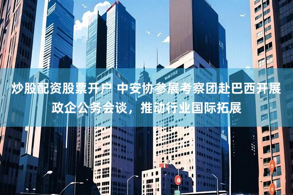 炒股配资股票开户 中安协参展考察团赴巴西开展政企公务会谈，推动行业国际拓展