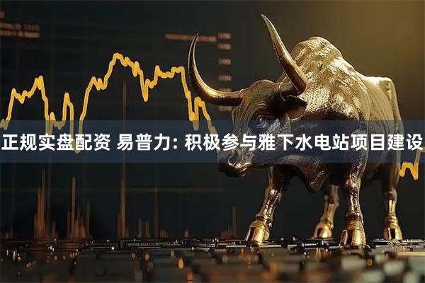 正规实盘配资 易普力: 积极参与雅下水电站项目建设
