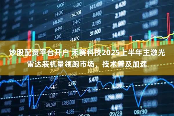 炒股配资平台开户 禾赛科技2025上半年主激光雷达装机量领跑市场，技术普及加速
