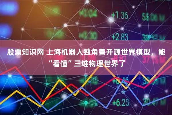 股票知识网 上海机器人独角兽开源世界模型，能“看懂”三维物理世界了